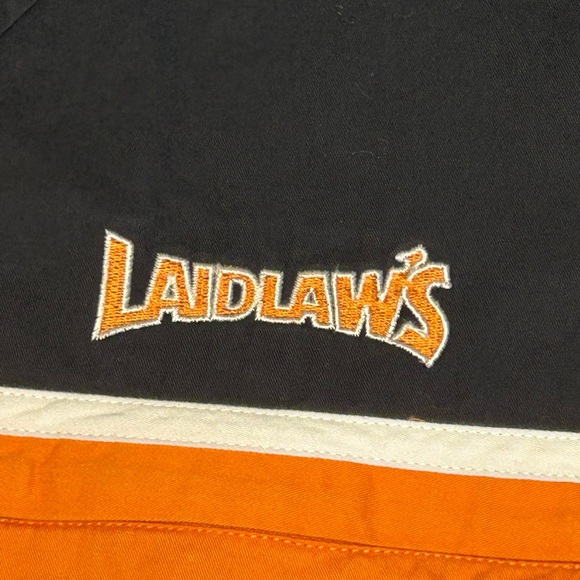 VTG Y2K Laidlaw’s Harley Davidson pit crew racing mechanic button down shirt 2X - Picture 6 of 9